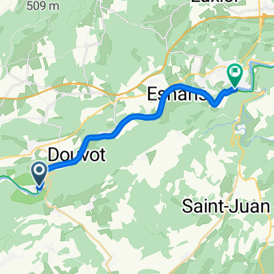 EuroVelo 6: Roulans to Baume-les-Dames