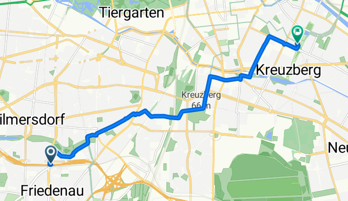 A100, Berlin nach Dresdener Straße, Berlin