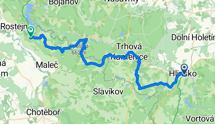 EuroVelo 4 - Trasa střední Evropou - sekce Česká republika