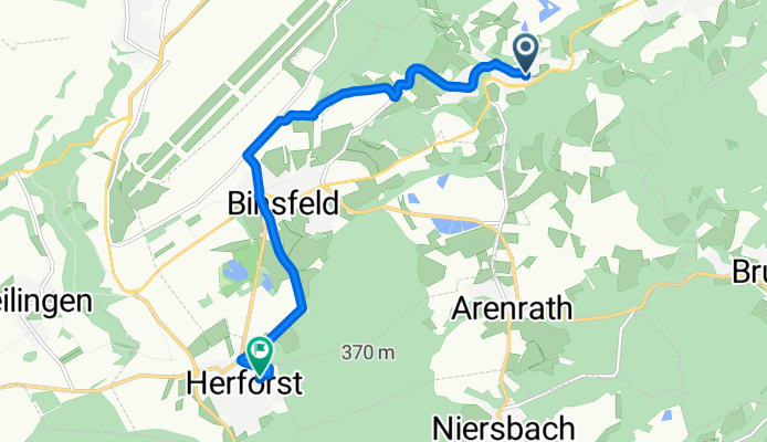 Brückenstraße, Landscheid nach Grünstraße, Herforst