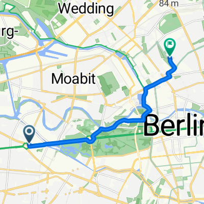 Straße des 17. Juni, Berlin nach Theodor-Heuss-Weg, Berlin