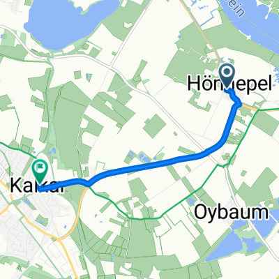 Route zu Kalkar Marktplatz