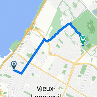 Route to Parc-Michel-Chartrand