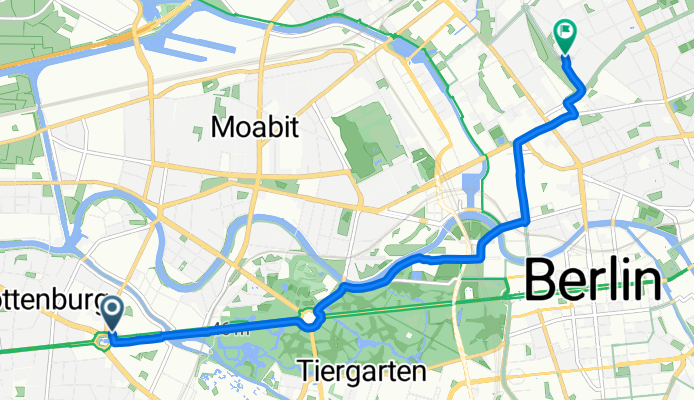 Straße des 17. Juni, Berlin nach Theodor-Heuss-Weg, Berlin