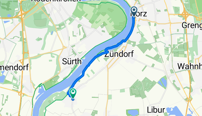 Friedrich-Ebert-Ufer, Köln nach Sandbergstraße, Köln