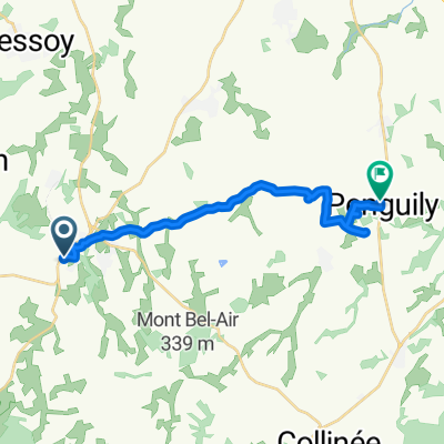 12 Route du Moulin de Launay, Moncontour à 21 Rue de Penthièvre, Penguily