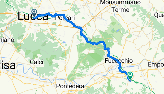 lucca to san miniato