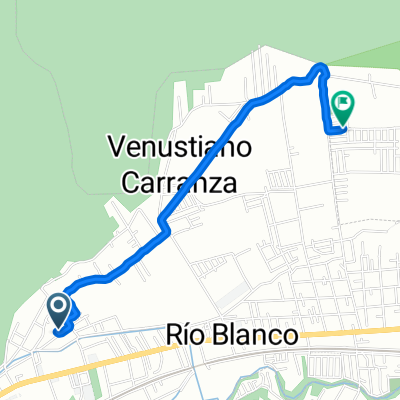 Calles Azucena, Río Blanco a Calle Hacienda de Guadalupe, Villas de la Hacienda