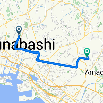 Maekaizukacho, Funabashi to Higashinarashino, Narashino
