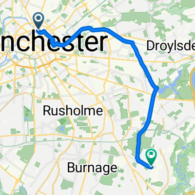 Route to Stockport