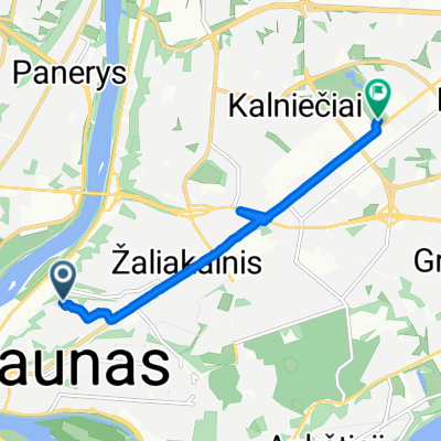 Liškiavos g., Kaunas to Savanorių pr., Kaunas