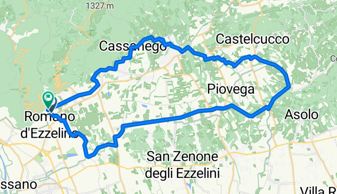 Route in Romano d'Ezzelino