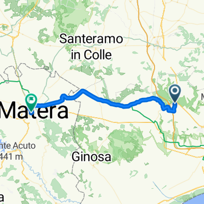 SP 23, Mottola to Viale Aldo Moro, Matera