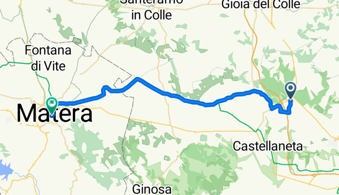 SP 23, Mottola to Viale Aldo Moro, Matera