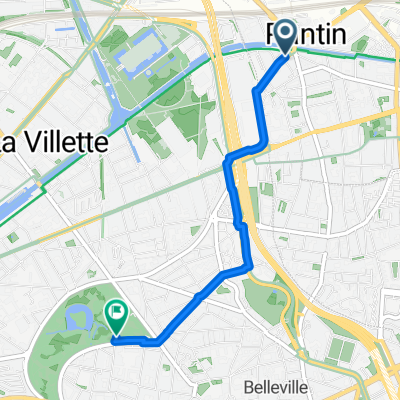 Piste Cyclable du Canal de l'Ourcq, Pantin to Route Circulaire du Lac, Paris