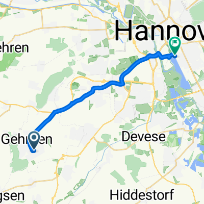 Von Gehrden bis Hannover