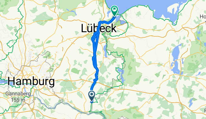 Dalldorf nach Frankenkrogweg, Lübeck