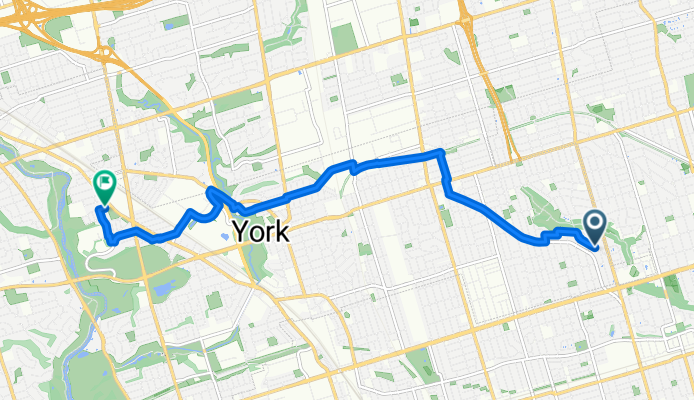 Raglan Ave, Toronto to Weston Rd, Toronto