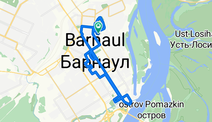Путиловская улица, Барнаул до Комсомольский проспект, Барнаул
