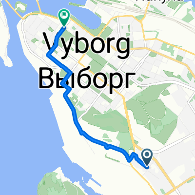 Физкультурная улица, Выборг до Рыбный переулок, Выборг