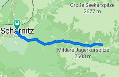 Route in der Bikemap App öffnen
