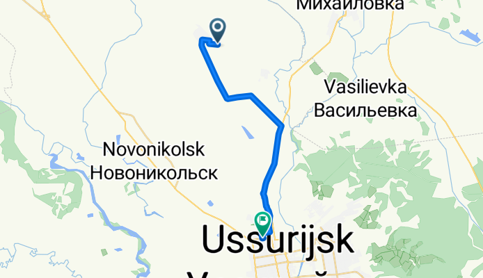 Спортивная улица, Воздвиженка до улица Горького, Уссурийск