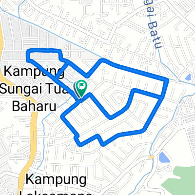 Jalan Bunga Tanjung, Batu Caves to Jalan Bunga Tanjung, Batu Caves