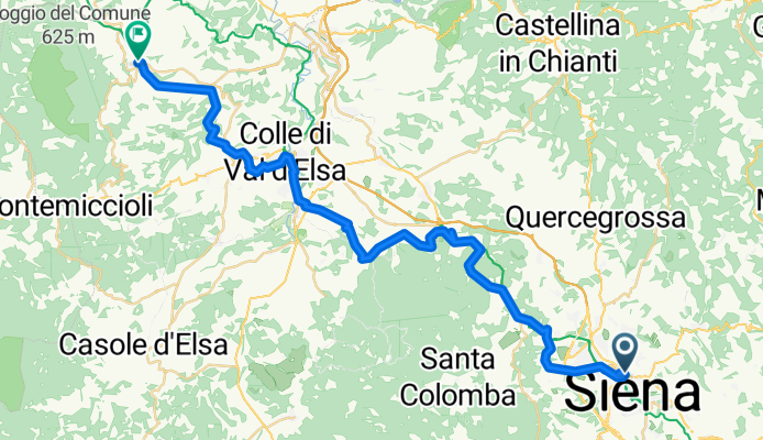 From Siena to San Gimignano