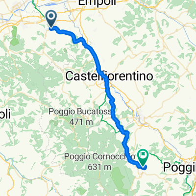 Vicolo dell'Inferno, San Miniato to Via dei Marsili, San Gimignano