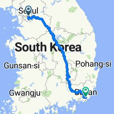 Seoul to Busan