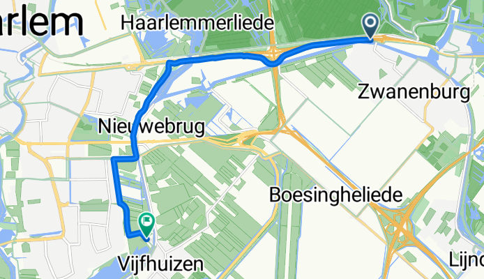 Von Zwanenburg bis Vijfhuizen