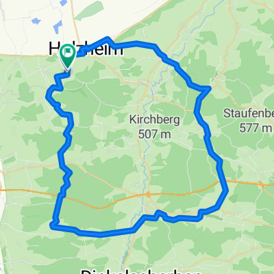 Route nach Holzheim