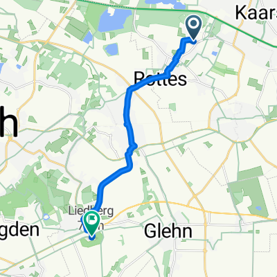 Waldstraße, Kaarst nach Schloßstraße, Korschenbroich