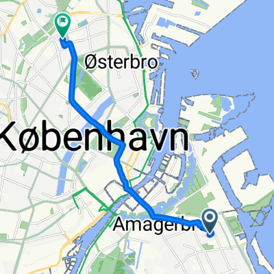 Nyrnberggade, København S to Valdemar Holmers Gade, København Ø