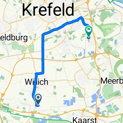 Bertzweg, Willich nach Bösinghovener Straße, Meerbusch