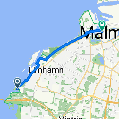 Strandgatan, Limhamn nach Landbygatan, Malmö