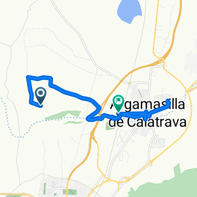 Carril de las Cañas, Argamasilla de Calatrava a Camino de la Mata, Argamasilla de Calatrava