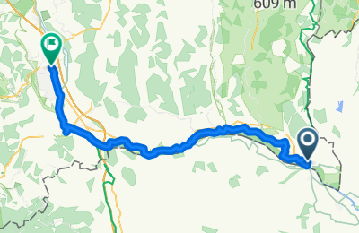 Route in der Bikemap App öffnen