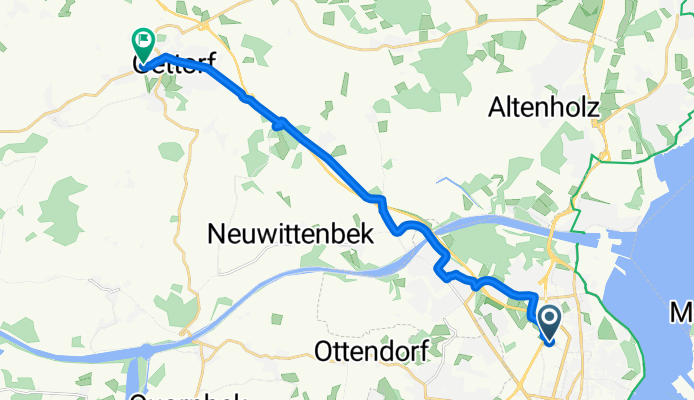Neufeldtstraße, Kiel nach Hasselrott, Gettorf