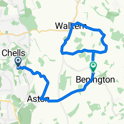 Route in Stevenage