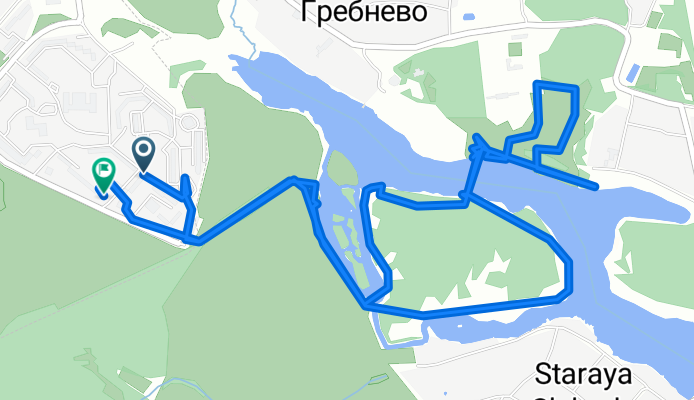 Полевая улица, Фрязино до Полевая улица, Фрязино
