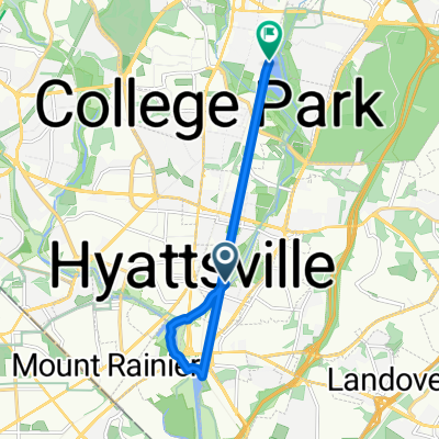 NW Branch Trail, Edmonston a 55th Ave, College Park