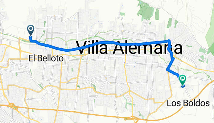 Calle 3, Quilpué a Manuel Montt, Villa Alemana