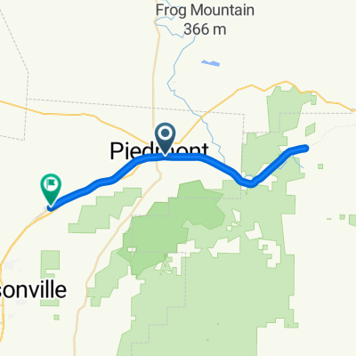 Dailey St, Piedmont to Chief Ladiga Trail, Piedmont