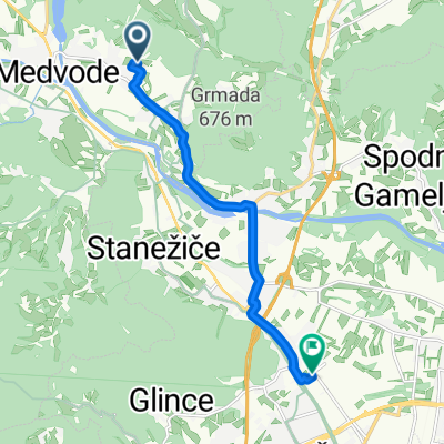 Zgornje Pirniče, Medvode to Ulica Jožeta Jame, Ljubljana