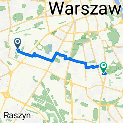 Śląska, Warszawa do Puławska, Warszawa