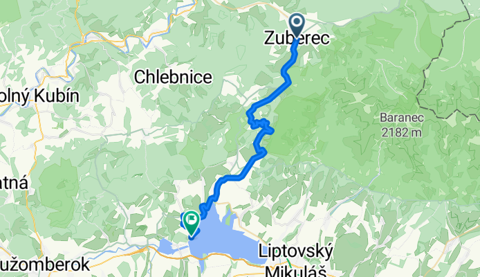 Zuberec- Matiašovce- Brnice/L.Mara-Havránok