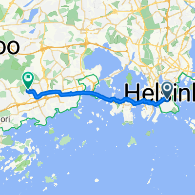 Erottajankatu, Helsinki to Kääntöpiiri, Espoo