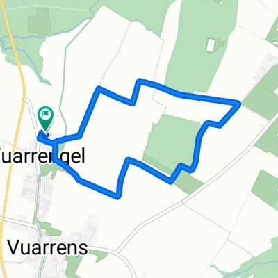 Chemin des Enchères, Vuarrens à Chemin des Enchères, Vuarrens
