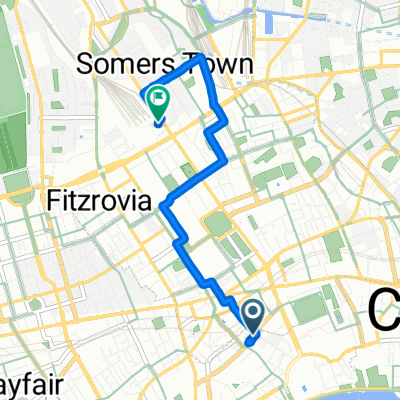 Long Acre, London to Melton Street, London